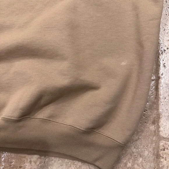 Balenciaga Khaki / Brown Mailbox Letter Logo Pullover Hoodie